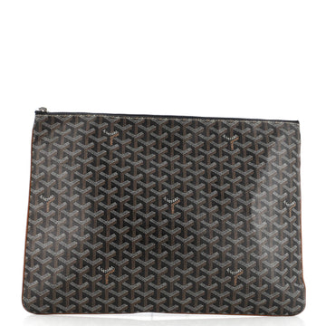 Goyard Senat Zip Pouch Coated Canvas GM