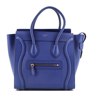 Celine Luggage Bag Grainy Leather Micro