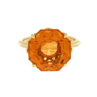 Tiffany & Co. Sparklers Octagonal Ring 18K Yellow Gold and Citrine