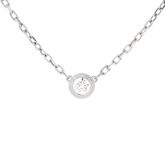 Cartier Cartier D'Amour Pendant Necklace 18K White Gold with Diamond Small