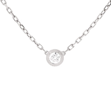 Cartier Cartier D'Amour Pendant Necklace 18K White Gold with Diamond Small