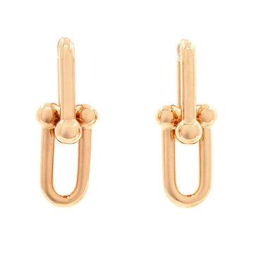Tiffany & Co. Hardwear Link Earrings 18K Rose Gold Large