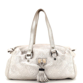 Louis Vuitton Comete Handbag Limited Edition Shimmer Monogram Embossed Leather