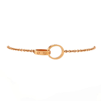 Cartier Love Interlocking Bracelet 18K Rose Gold