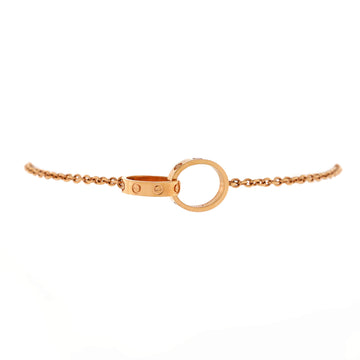 Cartier Love Interlocking Bracelet 18K Rose Gold