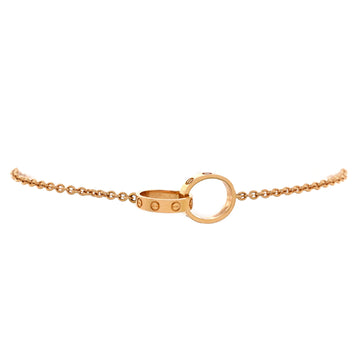 Cartier Love Interlocking Bracelet 18K Rose Gold