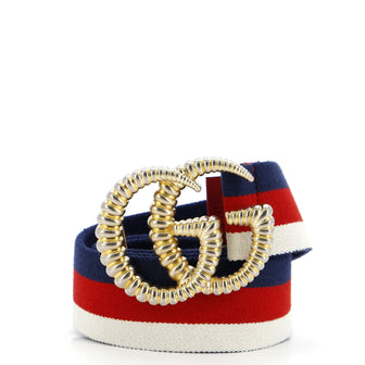 Gucci GG Torchon Web Belt Canvas Wide