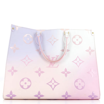 Louis Vuitton OnTheGo Tote Spring in the City Monogram Giant Canvas GM