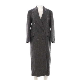 Max Mara Women's Eccesso Double Breasted Coat Wool