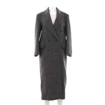 Max Mara Women's Eccesso Double Breasted Coat Wool