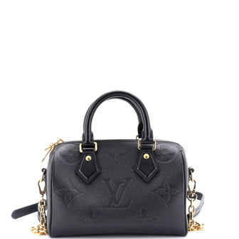 Louis Vuitton Speedy Bandouliere Bag Monogram Empreinte Giant 20