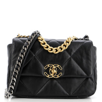 Chanel 19 Flap Bag Quilted Leather Medium