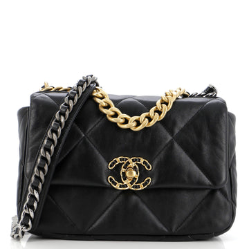 Chanel 19 Flap Bag Quilted Leather Medium