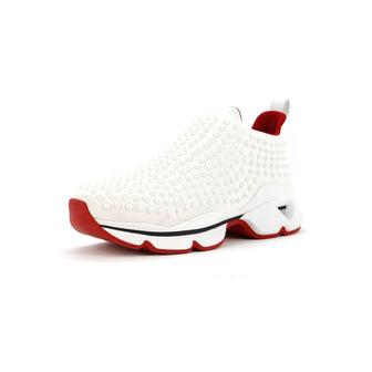 Christian Louboutin Men's Spike Sock Sneakers Spiked Neoprene