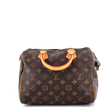 Louis Vuitton Speedy Handbag Monogram Canvas 25