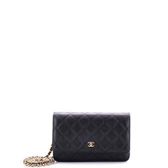 Chanel Wallet on Chain Quilted Caviar
