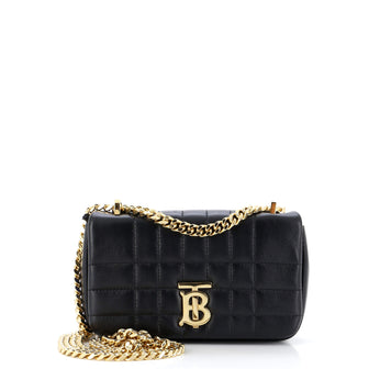 Burberry Lola Shoulder Bag Quilted Lambskin Mini