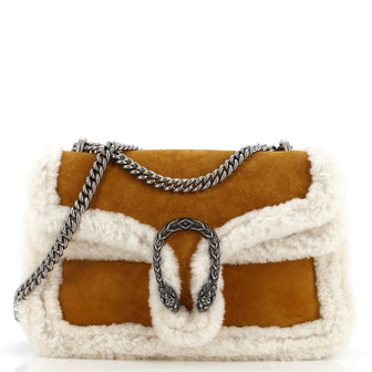 Gucci Dionysus Bag Suede with Shearling Medium