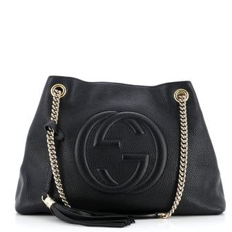 Gucci Soho Chain Strap Shoulder Bag Leather Medium