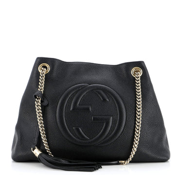 Gucci Soho Chain Strap Shoulder Bag Leather Medium