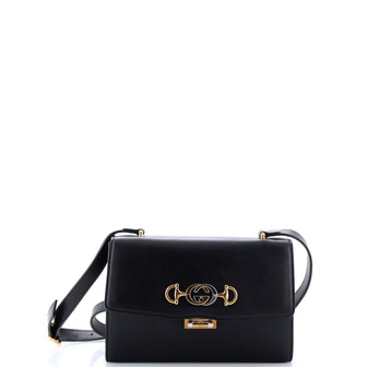 Gucci Zumi Flap Shoulder Bag Leather Small