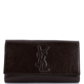 Saint Laurent Belle de Jour Clutch Leather Large