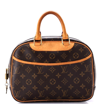 Louis Vuitton Trouville Handbag Monogram Canvas