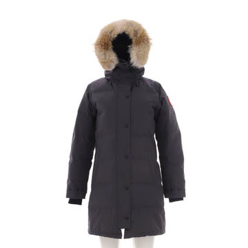 Canada Goose Women's Shelburne Parka Quilted Polyester Blend with Down and Fur