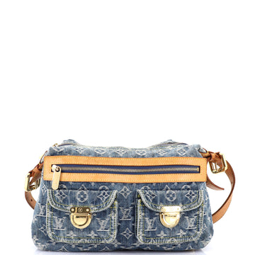 Louis Vuitton Baggy Handbag Denim PM