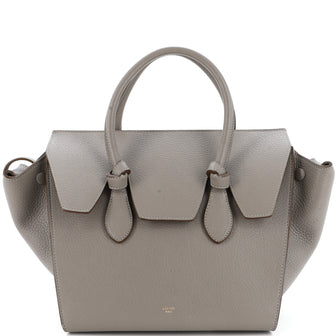 Celine Tie Knot Tote Grainy Leather Mini