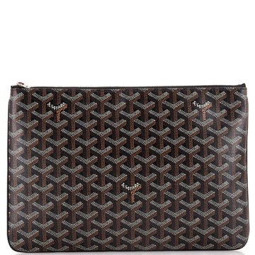 Goyard Senat Zip Pouch Coated Canvas MM