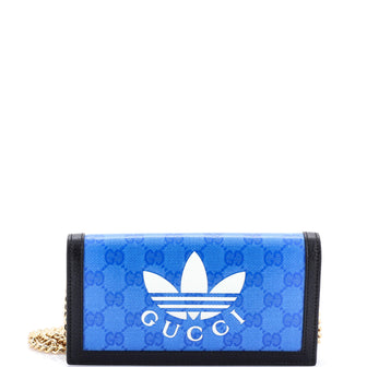 Gucci x adidas Wallet on Chain GG Coated Canvas
