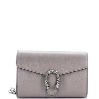 Gucci Dionysus Chain Wallet Leather with Embellished Detail Small