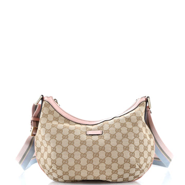 Gucci Half  Moon Crossbody GG Canvas Medium