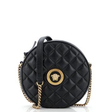 Versace Medusa Icon Camera Bag Quilted Leather Small
