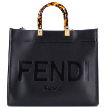 Fendi Sunshine Shopper Tote Leather Medium