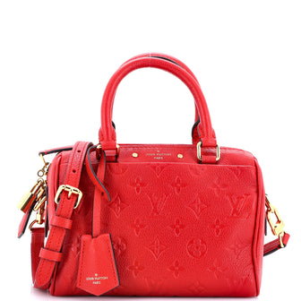 Louis Vuitton Speedy Bandouliere NM Bag Monogram Empreinte Leather 20