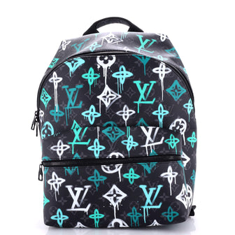 Louis Vuitton Discovery Backpack Graffiti Monogram Eclipse Canvas PM