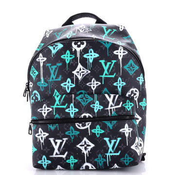Louis Vuitton Discovery Backpack Graffiti Monogram Eclipse Canvas PM