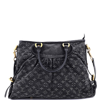 Louis Vuitton Neo Cabby Handbag Denim GM