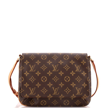 Louis Vuitton Musette Tango Handbag Monogram Canvas