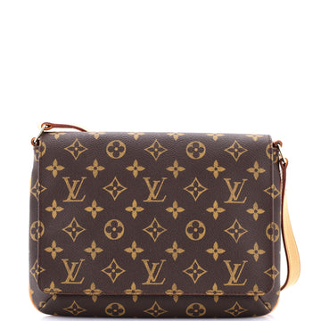 Louis Vuitton Musette Tango Handbag Monogram Canvas