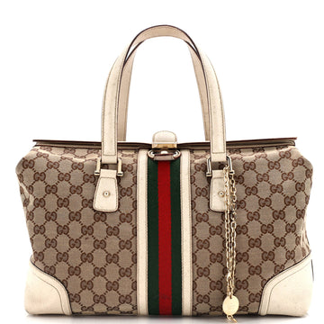Gucci Treasure Boston Bag GG Canvas Large