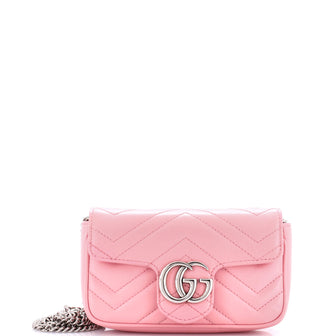 Gucci GG Marmont Flap Bag Matelasse Leather Super Mini
