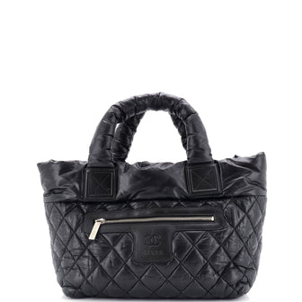 Chanel Coco Cocoon Reversible Tote Quilted Nylon Small