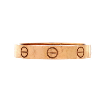 Cartier Love Wedding Band Ring 18K Rose Gold