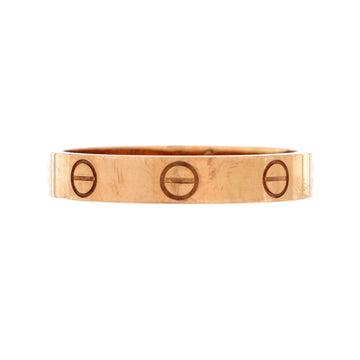 Cartier Love Wedding Band Ring 18K Rose Gold