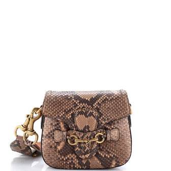 Gucci Lady Web Shoulder Bag Python Medium