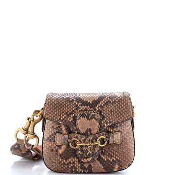 Gucci Lady Web Shoulder Bag Python Medium