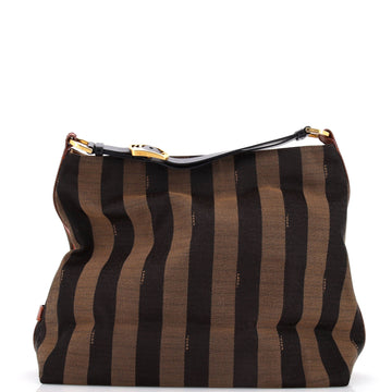 Fendi Hobo Pequin Canvas Large